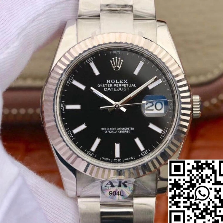 Factory AR 126334 654 Black Dial 41mm Comfortable Rolex Datejust 0806
